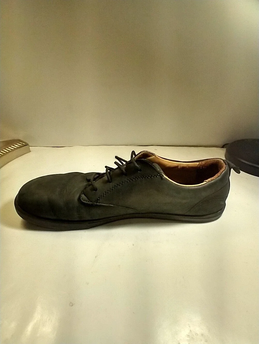 Xero Glenn Dress Black Leather Barefoot Casual Shoes Men's sz 12.